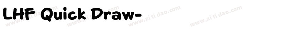 LHF Quick Draw字体转换